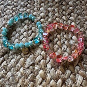 (2) different Neat, Unique Erimish Beaded Bracelets - New - price is for BOTH